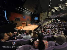 National Theatre - Olivier Stalls L56 view from seat photo
