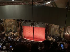 New Amsterdam Theatre Balcony L16 view from seat photo