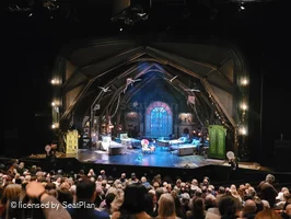 Barbican Theatre Stalls T18 view from seat photo