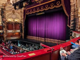 London Coliseum Dress Circle B7 view from seat photo