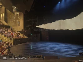 National Theatre - Olivier Stalls E2 view from seat photo