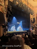 Longacre Theatre Orchestra L16 view from seat photo