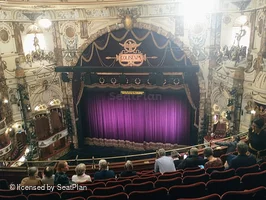 London Coliseum Balcony K14 view from seat photo