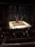 Richard Rodgers Theatre Front Mezzanine A3 view from seat photo