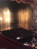 Apollo Theatre Dress Circle A28 view from seat photo