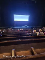 Barbican Theatre Stalls R32 view from seat photo