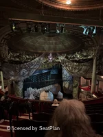 His Majesty's Theatre Grand Circle H28 view from seat photo