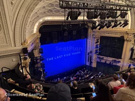 Hudson Theatre Balcony E13 view from seat photo