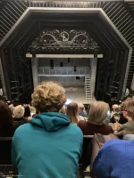 Trafalgar Theatre Dress Circle L10 view from seat photo