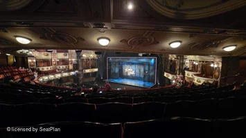 London Coliseum Dress Circle J13 view from seat photo