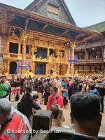 Shakespeare's Globe Theatre Lower Gallery - Bay J B45 view from seat photo