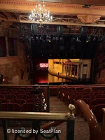 August Wilson Theatre Mezzanine H1 view from seat photo