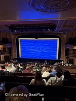 Winter Garden Theatre Mezzanine G114 view from seat photo