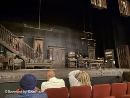 Barrymore Theatre Orchestra B101 view from seat photo