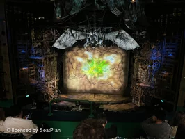 Apollo Victoria Theatre Dress Circle D23 view from seat photo