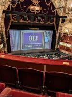 London Coliseum Upper Circle C40 view from seat photo