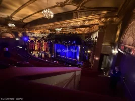 Lena Horne Theatre Rear Mezzanine H14 view from seat photo