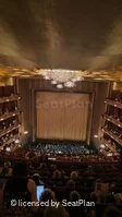 Metropolitan Opera House Family Circle H110 view from seat photo