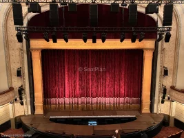 Majestic Theatre Front Mezzanine B107 view from seat photo