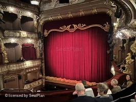 Apollo Theatre Dress Circle E9 view from seat photo