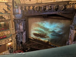 Sondheim Theatre Grand Circle A5 view from seat photo