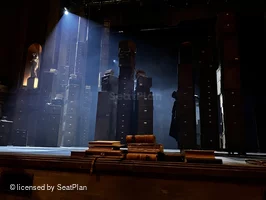 Alexandra Palace Theatre Stalls E15 view from seat photo