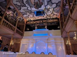 Sam Wanamaker Playhouse Playhouse Pit D10 view from seat photo