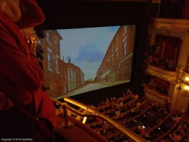 Noel Coward Theatre Grand Circle AA15 view from seat photo