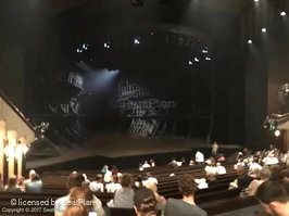 Barbican Theatre Stalls S43 view from seat photo