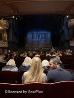 Gielgud Theatre Stalls O14 view from seat photo