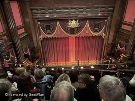 St Martin's Theatre Upper Circle E9 view from seat photo