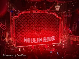 Al Hirschfeld Theatre Mezzanine E114 view from seat photo