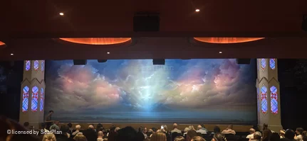 Prince of Wales Theatre Stalls T20 view from seat photo