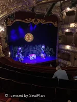 Apollo Theatre Dress Circle F27 view from seat photo