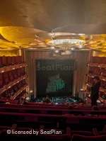 Metropolitan Opera House Family Circle E205 view from seat photo