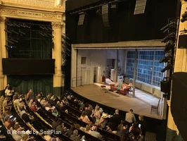 Hudson Theatre Dress Circle A14 view from seat photo