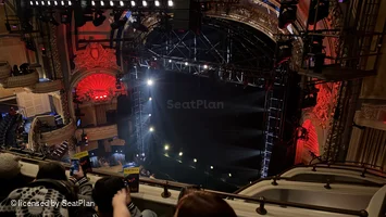 Palace Theatre Balcony C28 view from seat photo