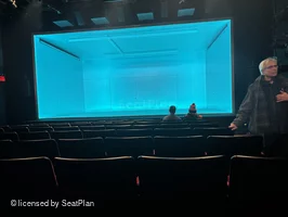 Lucille Lortel Theatre Orchestra J102 view from seat photo