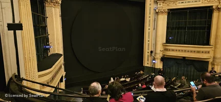 Hudson Theatre Dress Circle D13 view from seat photo