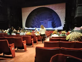 Peacock Theatre Stalls R8 view from seat photo