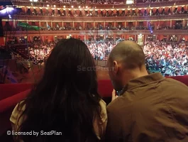 Royal Albert Hall Grand Tier Boxes 6 8 view from seat photo