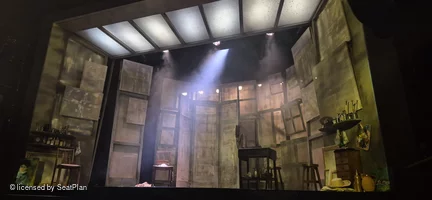 Charing Cross Theatre Stalls D1 view from seat photo