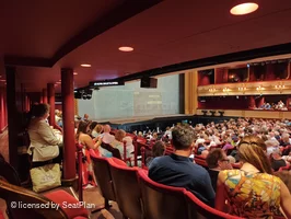 Royal Opera House Stalls Circle D4 view from seat photo