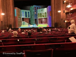 Metropolitan Opera House Orchestra Y117 view from seat photo