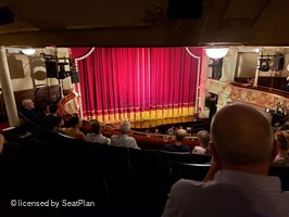 Garrick Theatre Dress Circle E21 view from seat photo