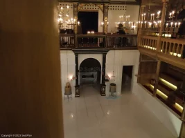 Sam Wanamaker Playhouse Playhouse Upper Gallery A17 view from seat photo