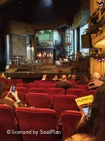 Walter Kerr Theatre Orchestra H14 view from seat photo