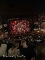 Lyceum Theatre Royal Circle J40 view from seat photo