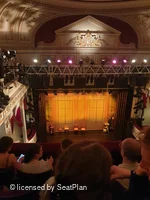 Vaudeville Theatre Upper Circle A6 view from seat photo