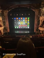 Shaftesbury Theatre Royal Circle G16 view from seat photo